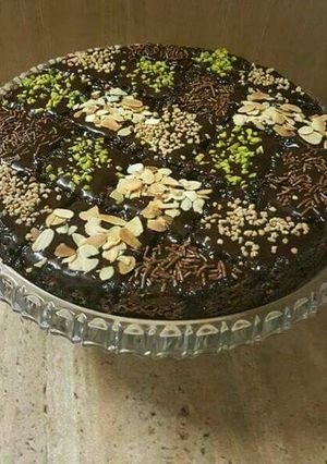 صورة لوصفة كيك بالكاكاو