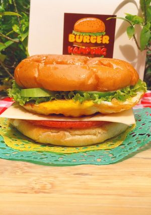 Foto resep Burger Kampung