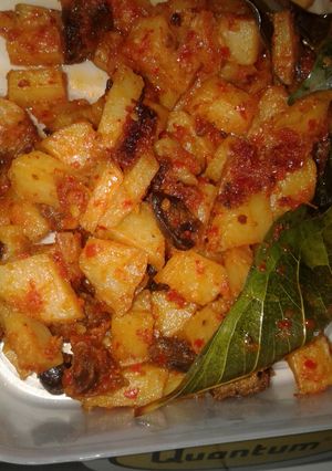 Foto resep Balado kentang ati ampela..