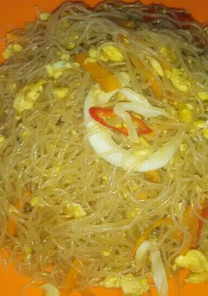 Foto resep Bihun telur sederhana