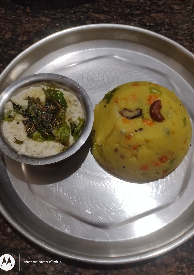 ரவா கிச்சடி (Rava khichadi recipe in tamil) செய்முறை முக்கிய புகைப்படம்