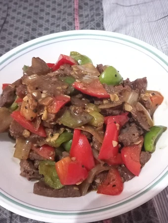 Cara Mudah Membuat Resep Sapi lada hitam (Beef Blackpaper) yang Enak