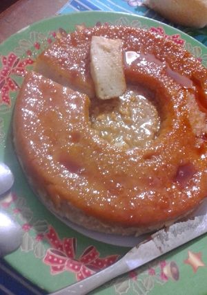 Una foto de Budín de pan♡