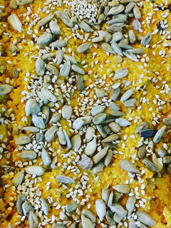 Una foto de Budín Vegano de zanahoria y naranja