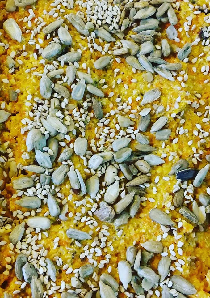 Una foto de Budín Vegano de zanahoria y naranja