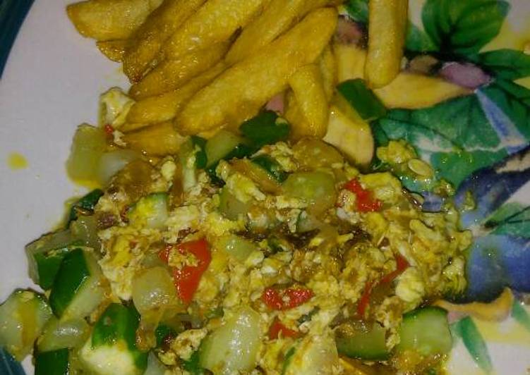 Easiest Way to Make Ultimate Fried Irish With Ganished Egg Sauce Cooking Basics for Beginners