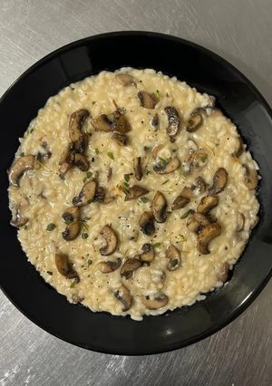 Foto di Risotto ai funghi champignon