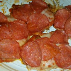 A picture of Low Carb Chicken Pizza Breasts.