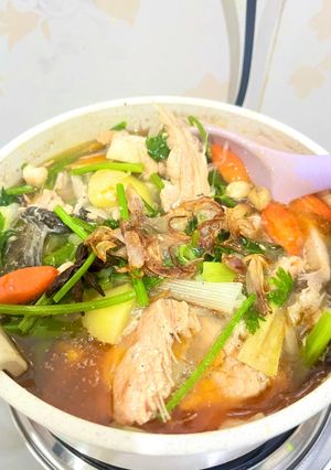 Foto resep ⭐️ Sup ikan salmon
