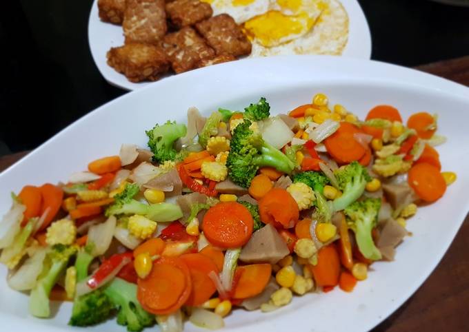 Resep Tumis Sayur Campur Oleh Ika Wahyuni Bunda Azzam Cookpad