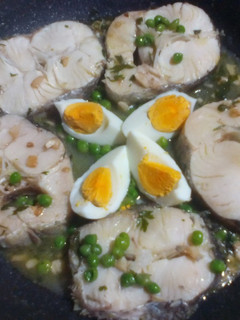 Una foto de Merluza en salsa verde
