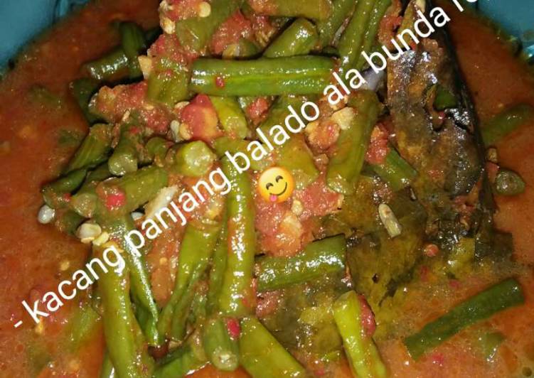 Kacang Panjang Balado ala Bunda Rey