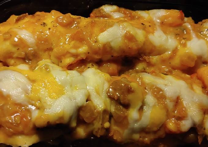 Simple Way to Make Speedy Steak N Shrimp Enchiladas