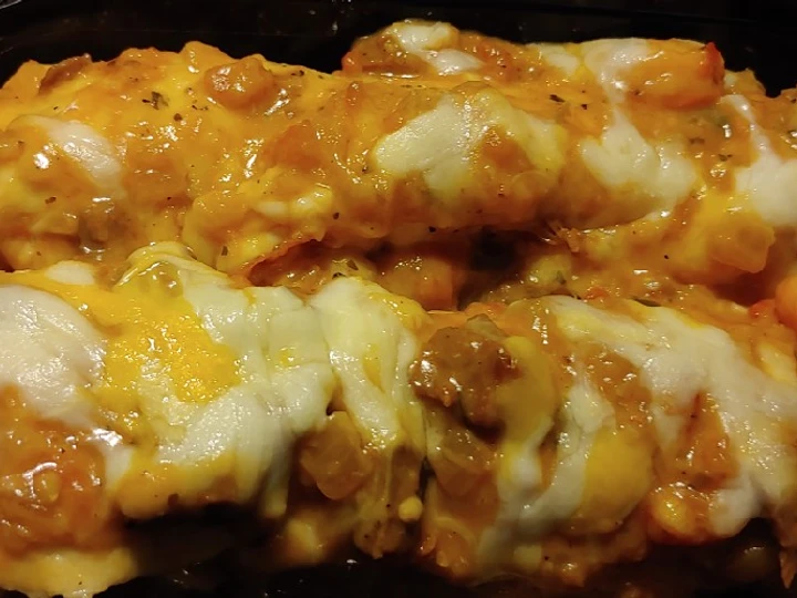 Simple Way Prepare Recipe Steak N Shrimp Enchiladas that is So Delicious, Appealing}