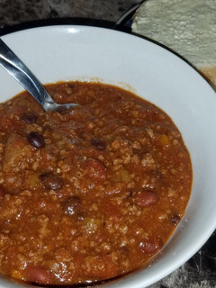 A picture of Awesome crockpot chili.