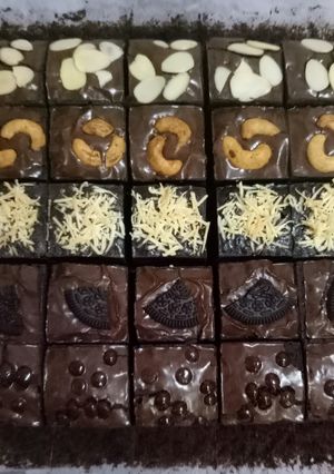 Foto resep Fudgy Brownies Sekat