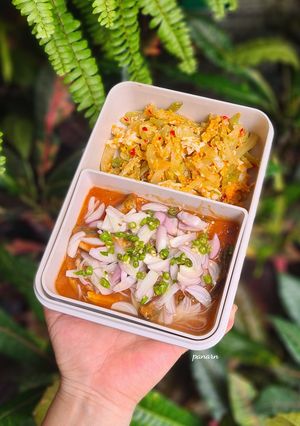 รูปของ ผักกาดดองหวานผัดไข่