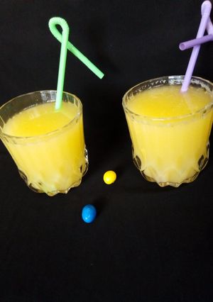 A picture of Cashew Orange juice.