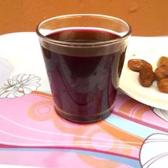 Date Syrup Flavoured Zobo(sorrel) A picture of Date Syrup Flavoured Zobo(sorrel).