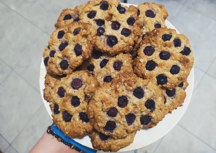 How to Prepare Quick Galletas/masitas de avena y arándanos!