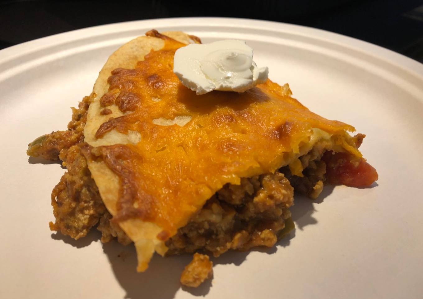 Baked turkey pie and enchilada 🥧
