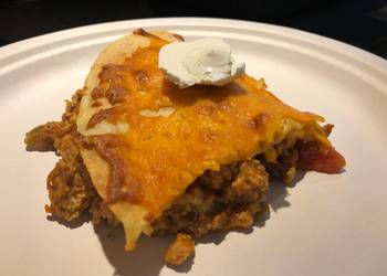 Easiest Way to Make Appetizing Baked Turkey  Enchilada Pie 
