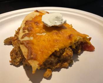 Latest Recipe Baked Turkey  Enchilada Pie  Delicious Nutritious