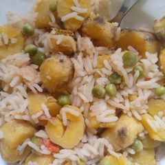 A picture of Rice matoke.
