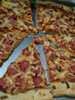 Foto resep Pizza Sosis Jagung
