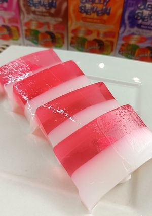 Foto resep Jelly Merah Putih