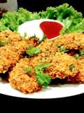 ไก่คอร์นเฟล็ก(แบบอบ) baked cornflake crusted chicken