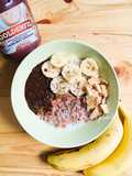 Banana Hazelnut Choco Oats Porridge