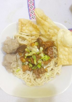 Foto resep Mie pangsit rumahan