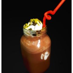 Chocolate Milkshake with Vanilla Ice-cream A picture of Chocolate Milkshake with Vanilla Ice-cream.