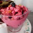 Ensalada rosa de manzana