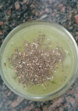 Una foto de Smothie para comenzar el día de aloe vera y chía