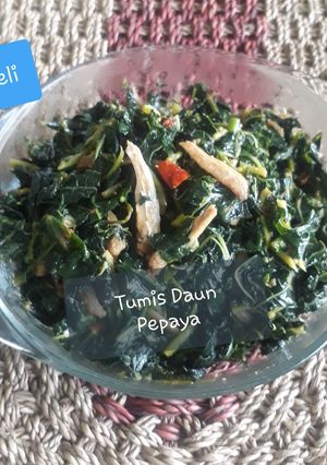 Foto resep Tumis Daun Pepaya