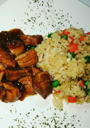 Una foto de Cerdo Teriyaki