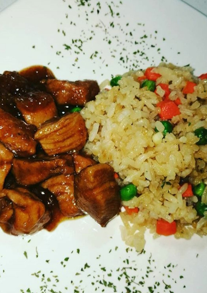 Una foto de Cerdo Teriyaki