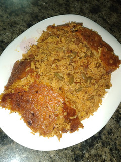 عکسی از دستور لوبیا پلو مجلسی با گوشت چرخکرده 😋