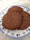 Cookies de chocolate, copos de maíz y maní