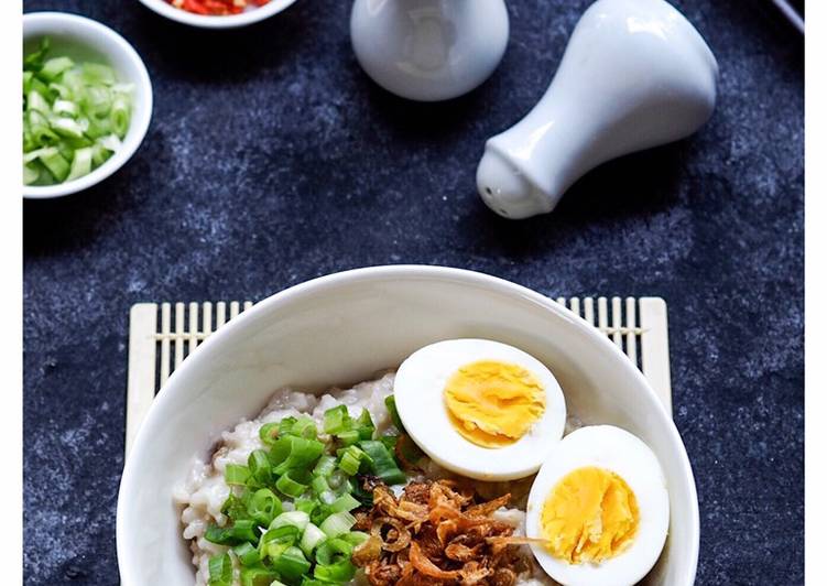 Congee chicken (rice porridge)