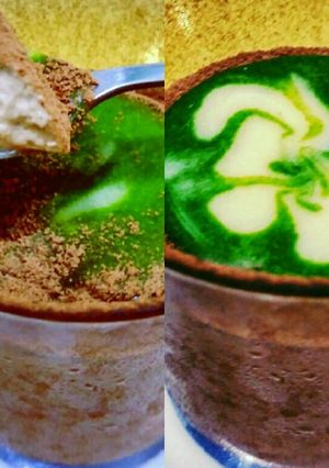 Foto resep Modern chocolate mouses with greentea sauce