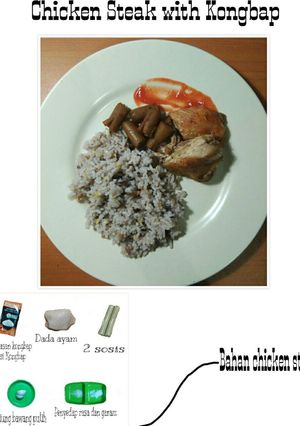 Foto resep Chicken Steak with Kongbap