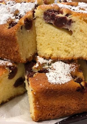 Meggyes piskóta recept fotója