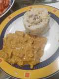 Pollo al curry con variaciones