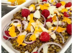 Une photo de Salade De Lentilles Au Haddock Fumé