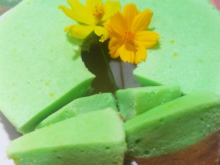 Cara Gampang Menyiapkan Bolu lapis kukus putih telur Anti Gagal