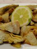 Cuore di Carciofi Fritti in Padella