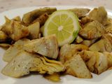 Cuore di Carciofi Fritti in Padella